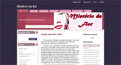 Desktop Screenshot of misteriodaflor.webnode.com.br