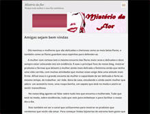 Tablet Screenshot of misteriodaflor.webnode.com.br