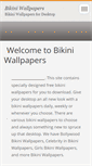 Mobile Screenshot of bikiniwallpaper.webnode.com