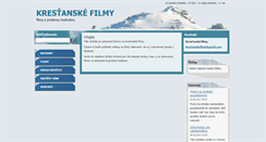 Desktop Screenshot of krestanskefilmy.webnode.sk