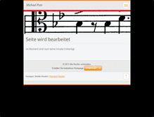 Tablet Screenshot of michaelputz.webnode.com