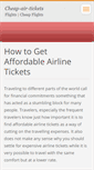 Mobile Screenshot of cheap-air-tickets.webnode.com