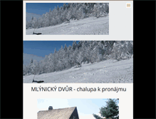 Tablet Screenshot of mlynickydvur.webnode.cz
