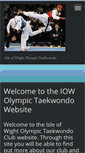 Mobile Screenshot of iowolympictaekwondo.webnode.com