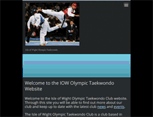 Tablet Screenshot of iowolympictaekwondo.webnode.com