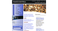 Desktop Screenshot of financnikontrola.webnode.cz