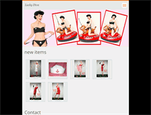 Tablet Screenshot of luckydivastore.webnode.com