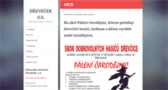 Desktop Screenshot of drevacek.webnode.cz