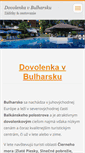 Mobile Screenshot of bulharskodovolenka.webnode.sk