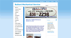 Desktop Screenshot of bullardmechanicalheatingandair.webnode.com
