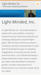 Mobile Screenshot of lightmindedinc.webnode.com