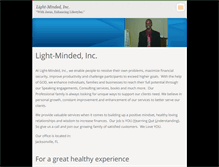 Tablet Screenshot of lightmindedinc.webnode.com