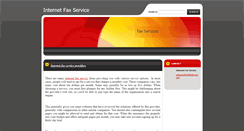 Desktop Screenshot of internetfaxservice.webnode.com