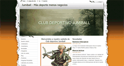 Desktop Screenshot of jumiball.webnode.es