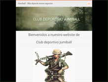Tablet Screenshot of jumiball.webnode.es