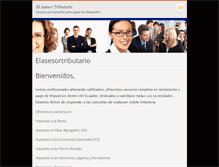 Tablet Screenshot of elasesortributario.webnode.com