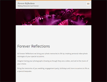 Tablet Screenshot of forever-reflections.webnode.com