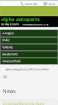 Mobile Screenshot of alphaautoparts.webnode.com
