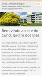 Mobile Screenshot of condominiojardinsdosipes.webnode.com