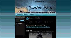 Desktop Screenshot of guitarteen.webnode.com