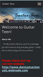 Mobile Screenshot of guitarteen.webnode.com