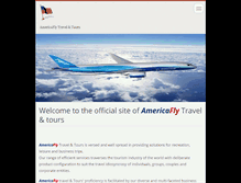 Tablet Screenshot of americaflytravels.webnode.com