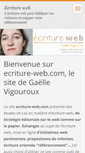 Mobile Screenshot of ecriture-web.webnode.fr