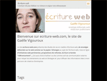 Tablet Screenshot of ecriture-web.webnode.fr