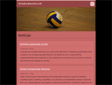 Tablet Screenshot of iniciadoslscvolei.webnode.pt