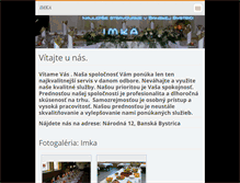 Tablet Screenshot of imka.webnode.sk