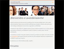 Tablet Screenshot of lavanderiasevilla.webnode.com.ar