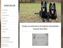 Tablet Screenshot of dan-klar.webnode.cz