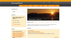Desktop Screenshot of konopacovi.webnode.cz