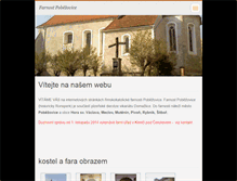 Tablet Screenshot of farnostpobezovice.webnode.cz