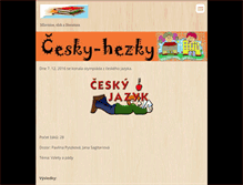Tablet Screenshot of cesky-hezky.webnode.cz
