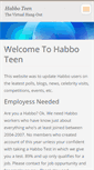 Mobile Screenshot of habbo-teens.webnode.com