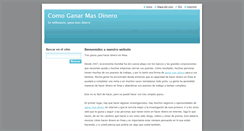 Desktop Screenshot of comoganarmasdinero.webnode.com