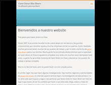 Tablet Screenshot of comoganarmasdinero.webnode.com