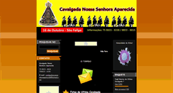 Desktop Screenshot of cavalgadanossasenhoraaparecida.webnode.com.br