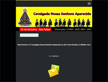 Tablet Screenshot of cavalgadanossasenhoraaparecida.webnode.com.br