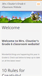 Mobile Screenshot of mrs-cloutier.webnode.com
