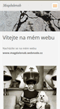 Mobile Screenshot of magdalenab.webnode.cz