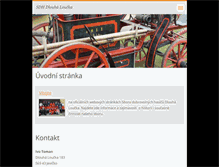 Tablet Screenshot of hasici-dlouhaloucka.webnode.cz