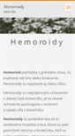 Mobile Screenshot of hemoroidy.webnode.sk