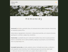 Tablet Screenshot of hemoroidy.webnode.sk