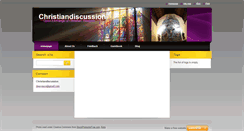 Desktop Screenshot of christiandiscussion.webnode.com