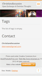 Mobile Screenshot of christiandiscussion.webnode.com