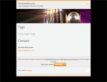 Tablet Screenshot of christiandiscussion.webnode.com