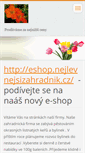 Mobile Screenshot of nejlevnejsizahradnik.webnode.cz