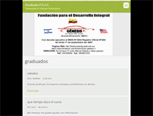 Tablet Screenshot of fundacionpdig.webnode.es